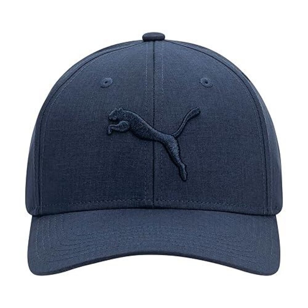 NEW PUMA Mens Evercat Icon Snapback Baseball Cap Navy Blue Hat